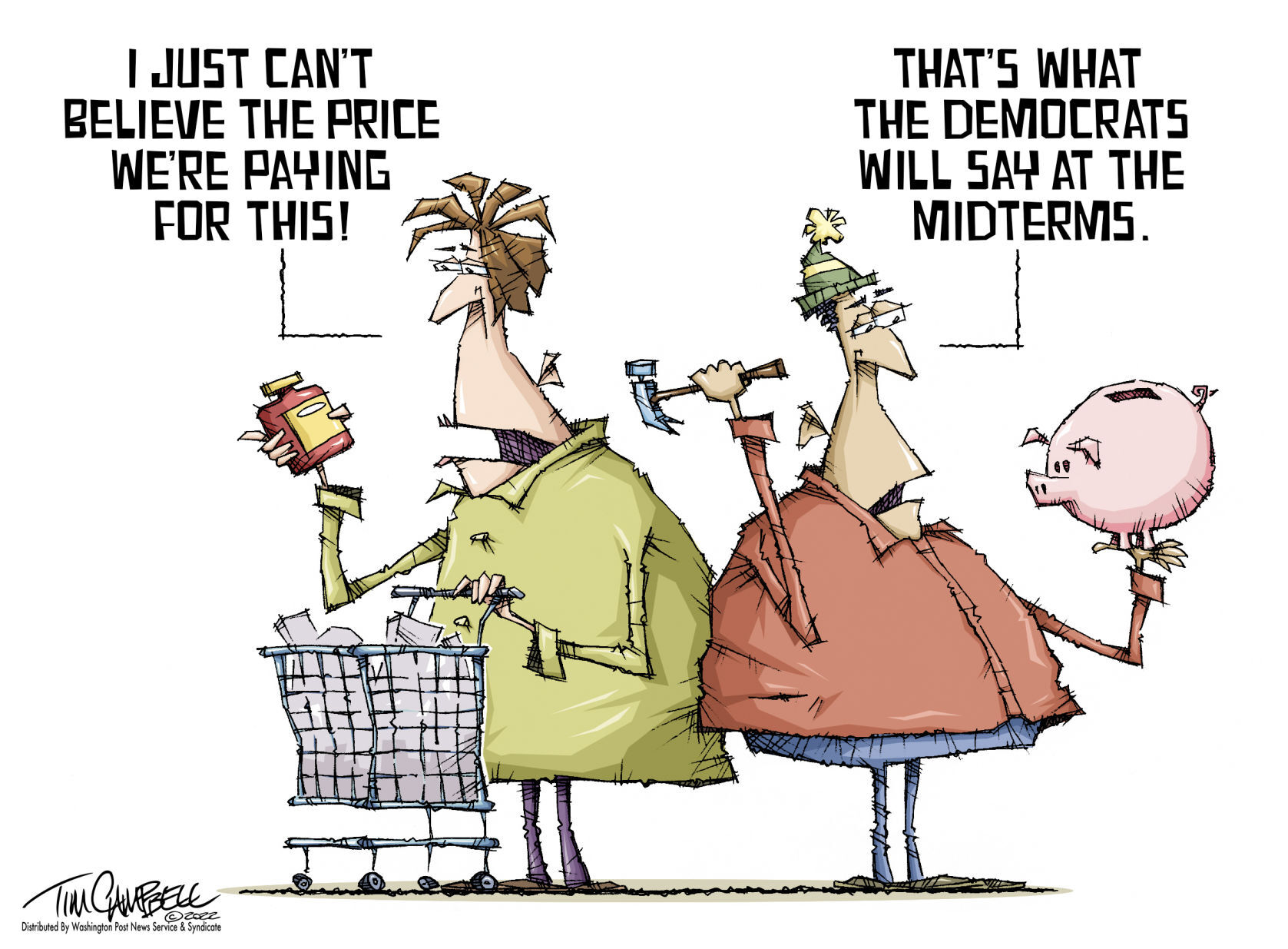 Tim Campbell cartoon